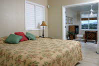 Bedroom with queen bed