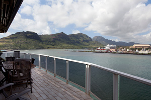 Nawiliwili harbor view from lanai
